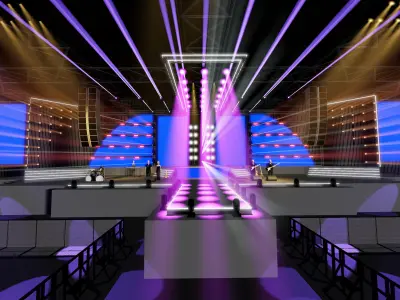 3D stage design  3D print model