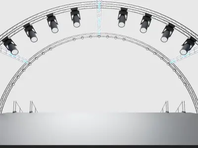 Concert Stage 9 3D model