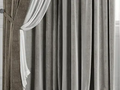 Curtain Set 507C 3D model