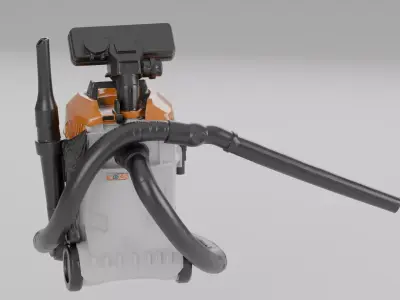 Large Vacuum Cleaner 3D Model 3D model