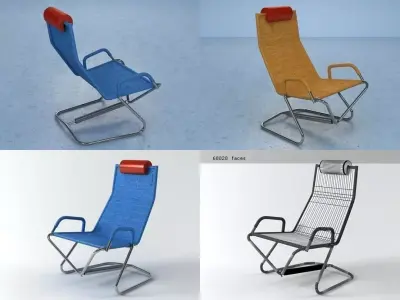D 36 Hover Lounge Chair 3D model