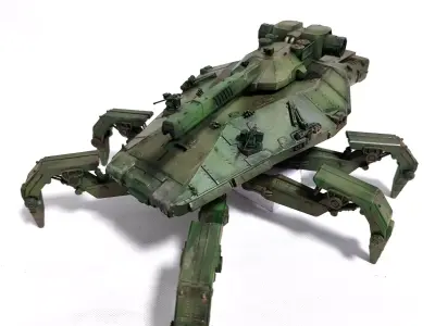 Mobile ion cannon 3D print model