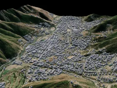 Thimphu - Bhutan 3D model