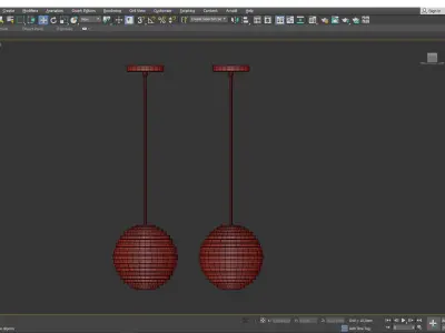 Supernova LED Mini Pendant Low-poly 3D model