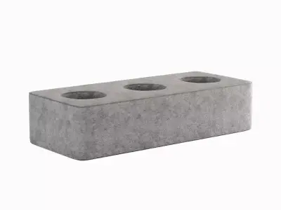 Concrete Brick B 01 Low-poly 3D model