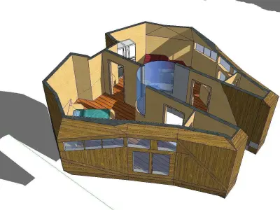 Creative Design-Holiday Cabin-0161 3D model