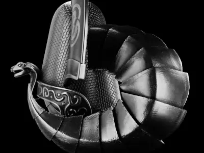 Pharaoh Hat 02 - SciFi Character Design Low-poly 3D model Low-poly 3D model