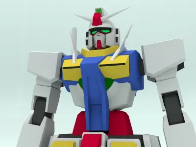 GN-000 O Gundam Typ-ACD 3D model