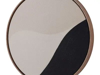 Abstract Painting Frame set 3D model 707
