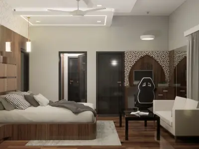 bedroom interior design  3D model purchase