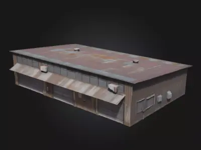 Warehouse Exterior  Industrial Realism for Urban Scenes 3D model