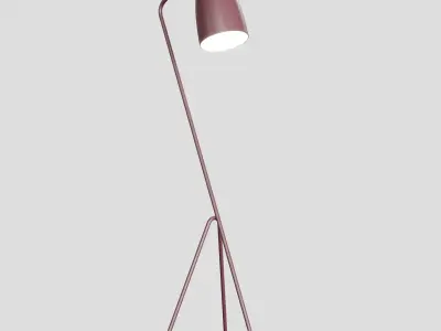 Grashoppa floor lamp by Gubi 3D model