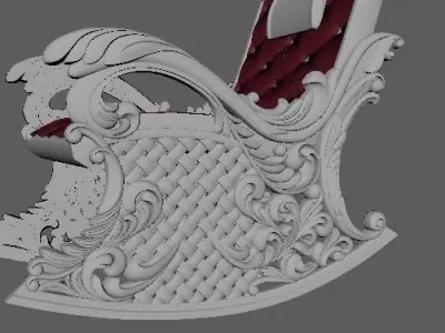 rocking chair 3D model