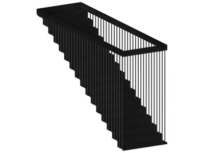 Sheet Metal Staircase 3D model
