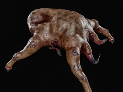 Alean 2 Types Low-poly 3D model