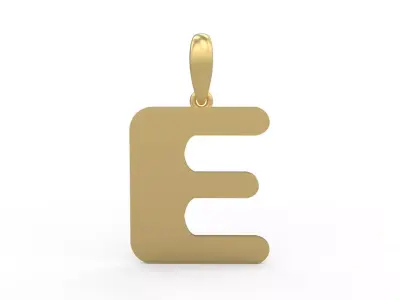 Initial Letters Pendant Sisyphus Light E 3D print model