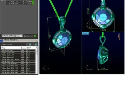 Pendant - 3455 3D print model
