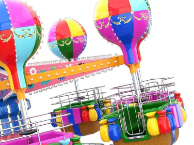SambaBaloon Carousel 3D model