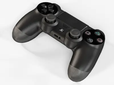 Sony PlayStation 4 Controller Low-poly 3D model