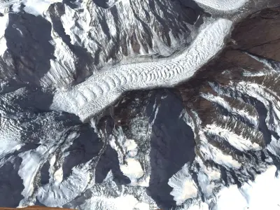 Mountain landscape 3D model