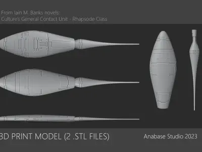 The Culture General Contact Unit  3D print model