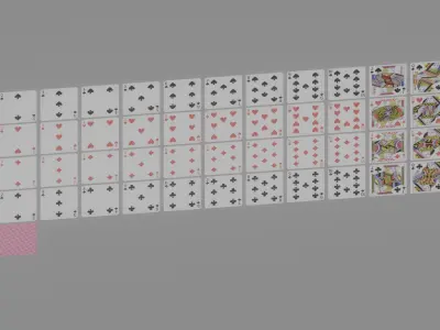 Deck Of Cards 3D model