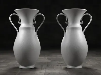 Ancient Vase Low-poly 3D model