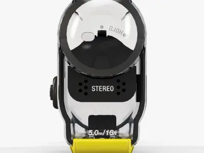 Sony SPK-AS2 Case for HDR-AS100V action camera Low-poly 3D model