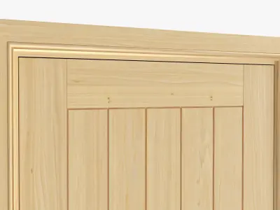 Door modern 01 3D model