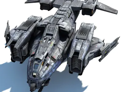  Sci Fi Dropship 