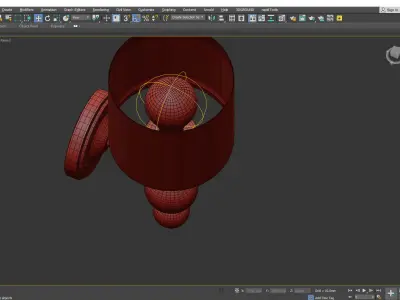  Sconce Freya Lauren FR5093WL 01CH Low-poly 3D model