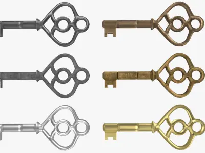 Key old 3D model
