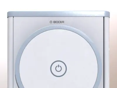 Heat pump Low-poly 3D model