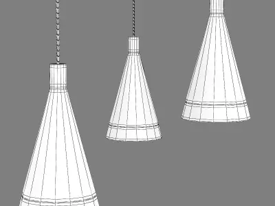 75706x Cone Lightstar Pendant Lamp 3D model