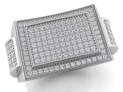 Big fancy mans ring 3D print model