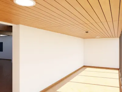 Art Museum Gallery Interior 21 Low-poly 3D model