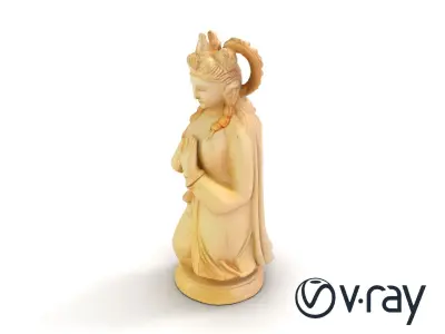 Goddess Statuette Cultural Heritage model pack Texture