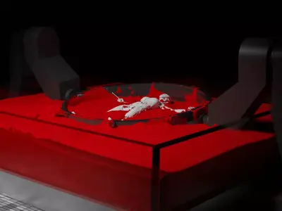 WestWorld Drone Host with blender animation 3D print model