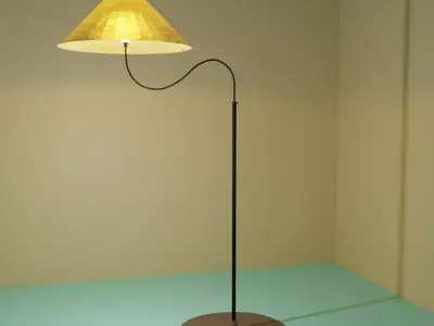 stylized lamp for living room 3D model