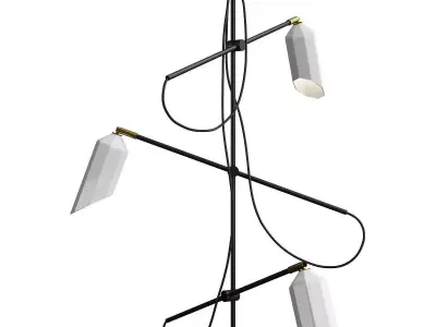 PLIVERRE CHANDELIER Low-poly 3D model