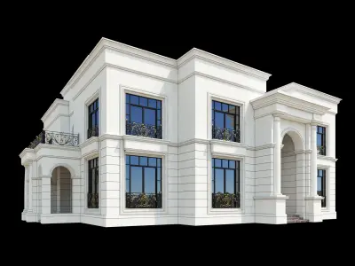 Classic Villa Design 005 3D model