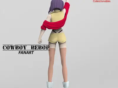 Cowboy Bebop Vol 2 - Faye Full figure 3D print model