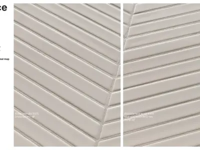 Mini Chevron Tile in Stacked Layout Texture