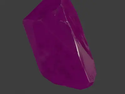 crystal gemstone Low-poly 3D model