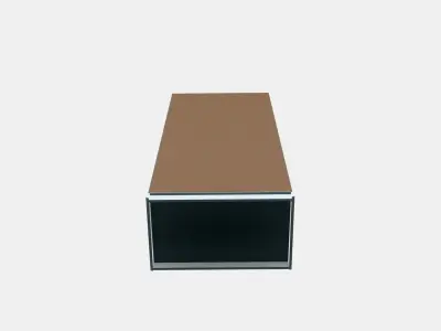 PAX Wardrobe frame 8 Low-poly 3D model