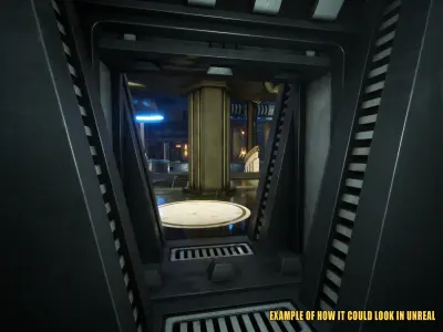 SciFi Asset Pack 13 Low-poly 3D model