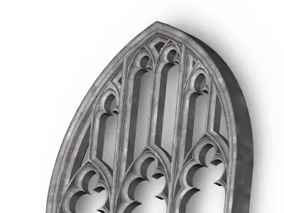 Arch from St Dunstan in the East London Park 3D model