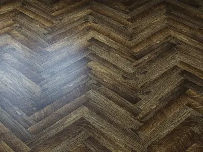 Quartz-vinyl tile of Alpine Floor Ultra ECO5-11 Walnut 3D model