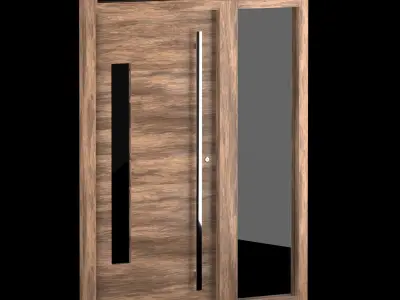 Exterior Large Doors 3D model 3