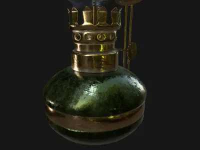 Oil Lamp 3D model